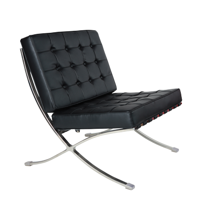 BARCELONA SINGLE SEATER PU 75CM X 75CM X 84CM