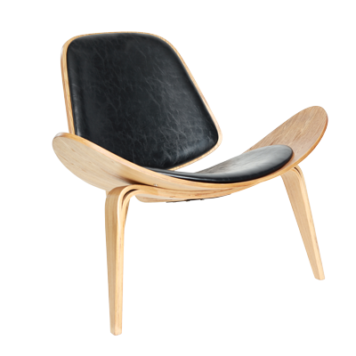 BEND WOOD CHAIR WITH REXENE SEATER