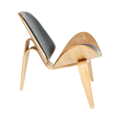 BEND WOOD CHAIR WITH REXENE SEATER view 2