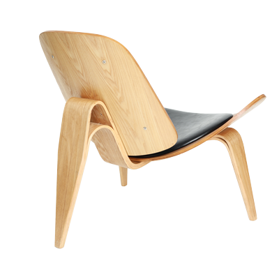 BEND WOOD CHAIR WITH REXENE SEATER view 3