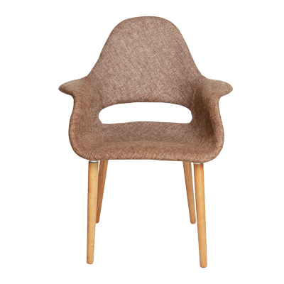 DINNIG CHAR HERITAGE FABRIC WITH WOODEN LEGS view 2