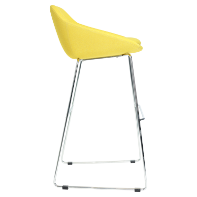 Fabric cover, high density foam, chrome base. ( 510*500*990 ) AR-SYS-CH-10 view 2