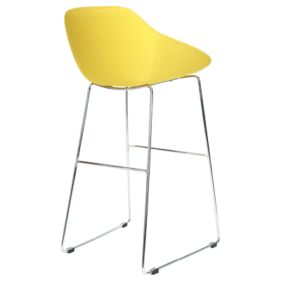 Fabric cover, high density foam, chrome base. ( 510*500*990 ) AR-SYS-CH-10 view 3