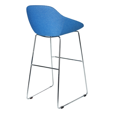 Fabric cover, high density foam, chrome base. ( 510*500*990 ) AR-SYS-CH-10 view 3