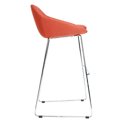 Fabric cover, high density foam, chrome base. ( 510*500*990 ) AR-SYS-CH-10 view 2