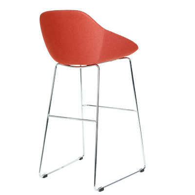 Fabric cover, high density foam, chrome base. ( 510*500*990 ) AR-SYS-CH-10 view 3