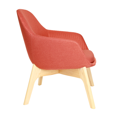 Fabric cover, high density foam, wooden base. ( 740*730*825 ) view 2