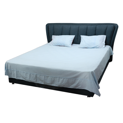 FABRIC KING SIZE BED WITHOUT MATTRESS