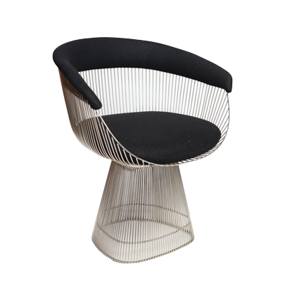 PU LOUNGE PEACOCK CHAIR WITH S/S FRAME
