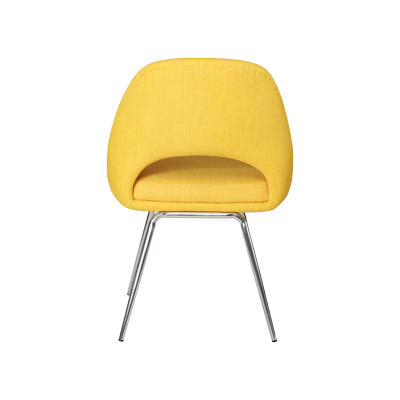 YELLOW FABRIC CHAIR S/S LEGS C042-1 - view 3