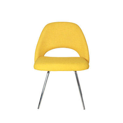 YELLOW FABRIC CHAIR S/S LEGS C042-1 - view 2