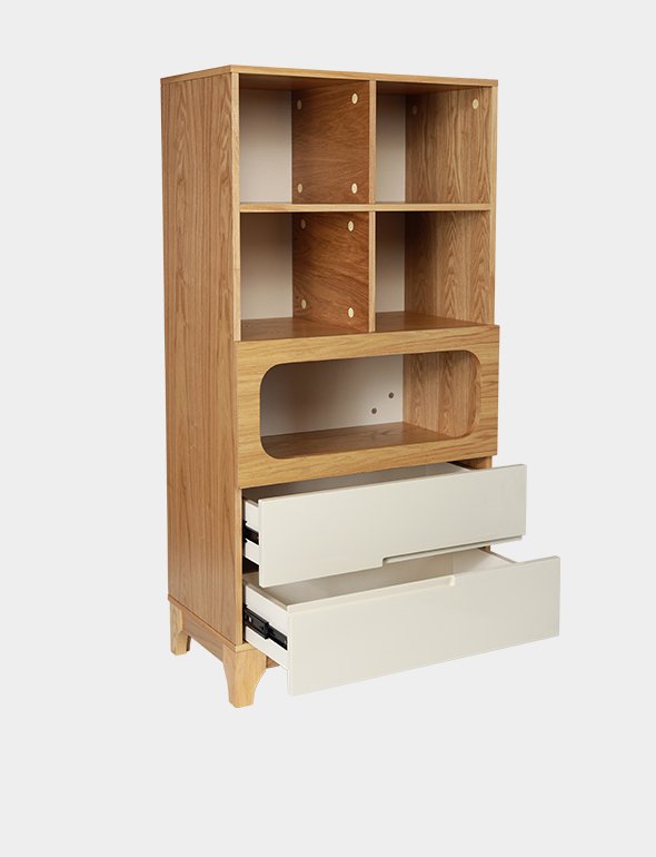 BOOK SHELF WITH DRAWERS – S889 H
