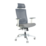 High back Fabric Mesh PA white Nylon back