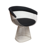 PU LOUNGE PEACOCK CHAIR WITH S/S FRAME